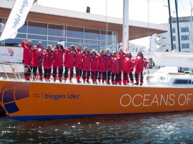 The Oceans of Hope yacht for MS