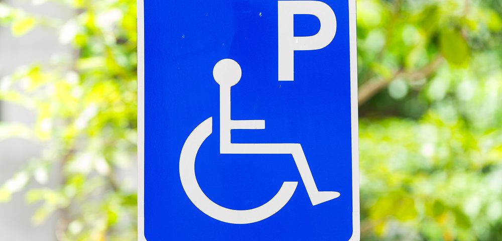 POLITE NOTICE DISABLED PARKING COULD YOU PLEASE LEAVE A SPACE TO PARK SIGN 