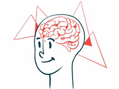 An illustration highlighting the brain in a person's head.