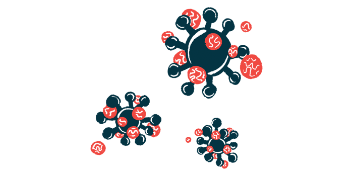 This illustration provides a close-up view of cells.