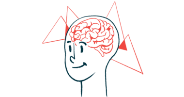 An illustration showing a person's brain.