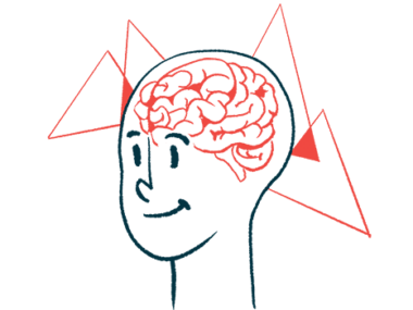 An illustration showing a person's brain.