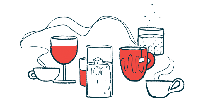 alcohol/Multiple Sclerosis News Today/illustration of range of beverages