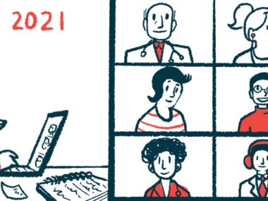 quitting smoking may slow MS progression/Multiple Sclerosis News Today/ECTRIMS 2021 neurons illustration