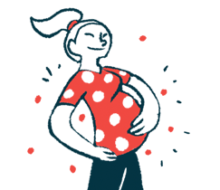 pregnancy with MS | Multiple Sclerosis News Today | illustration of pregnant woman
