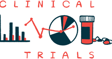 NurOwn Phase 2 clinical trial | Multiple Sclerosis News Today | clinical trial illustration of graphs and medicine bottle