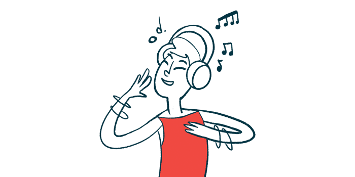 musician | Multiple Sclerosis News Today | illustration of a person listening to music