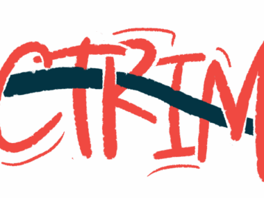 The word ACTRIMS is woven through a neuron in this illustration for the Americas Committee for Treatment and Research in Multiple Sclerosis Forum.