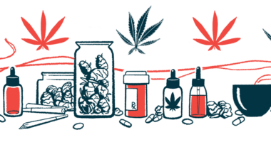 An illustration of medical marijuana products.