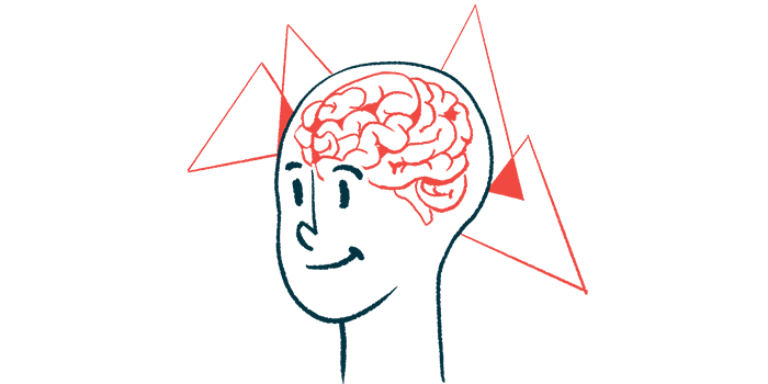 An illustration highlighting a person's brain.