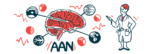 tolebrutinib | Multiple Sclerosis News Today | AAN brain presentation illustration