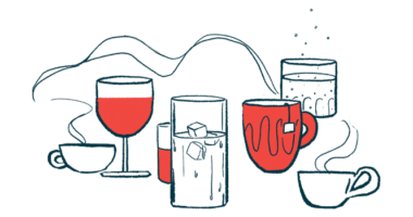 An illustration shows several types of drinks and beverages in cups, mugs, and glasses.