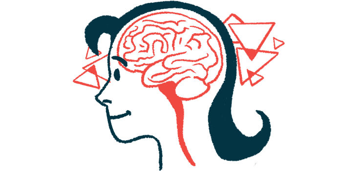 An illustration of a person's brain, shown in profile.