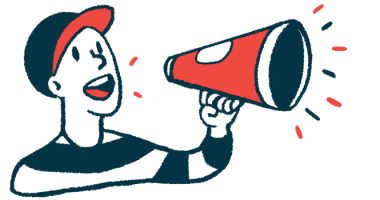 An illustration of a person shouting into a megaphone.