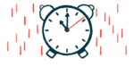 An illustration of an analog clock.
