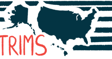 An illustration for the ACTRIMS forum shows a map of the United States.