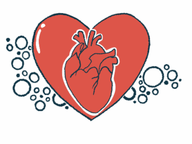 An illustration for cardiac health, showing a the heart as an organ inside a heart-shaped drawing.