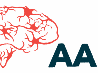 An illustration for the AAN conference showing a brain and its neurons.