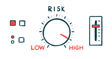 An illustration of gauges of risk, with high risk indicated.
