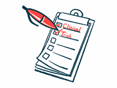 An oversized red pen is shown ticking boxes marked 