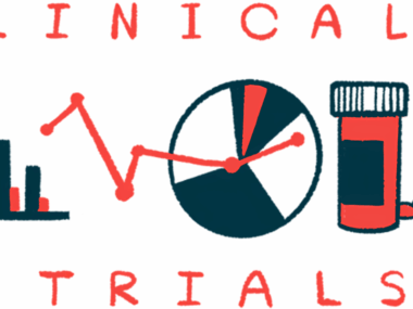 A bar graph, a pie chart, and a prescription medicine bottle with a handful of pills next to it are shown sandwiched between the words 