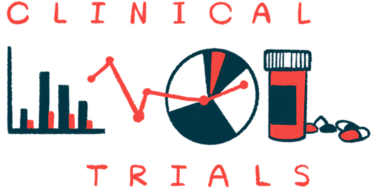 A bar graph, a pie chart, and a prescription medicine bottle and a handful of pills are seen sandwiched between the words 