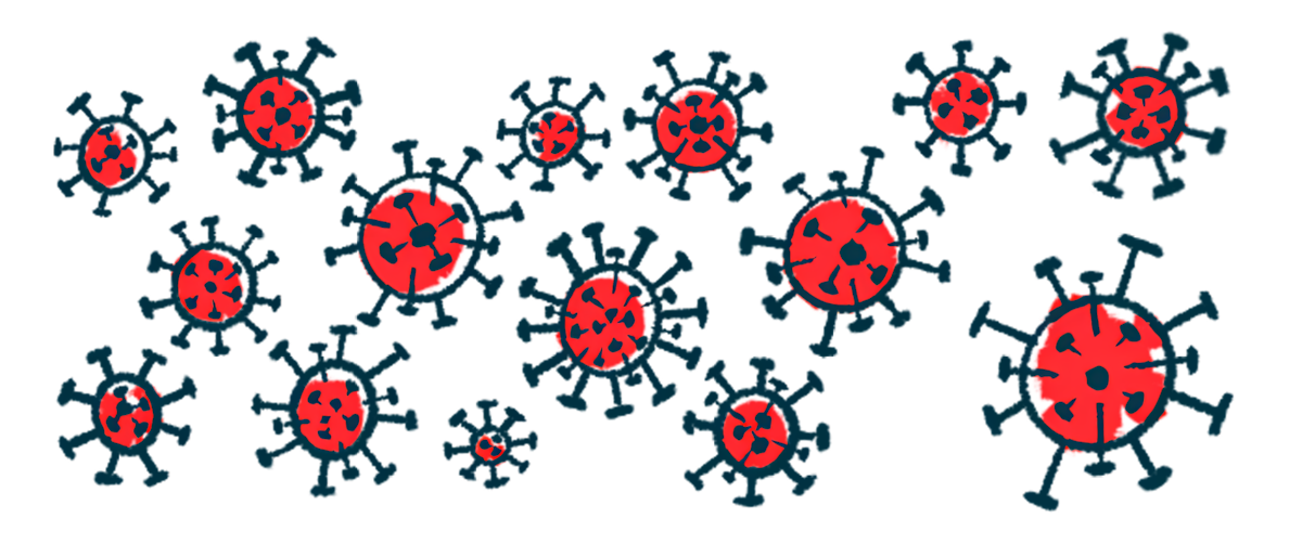 Illustration of viruses.