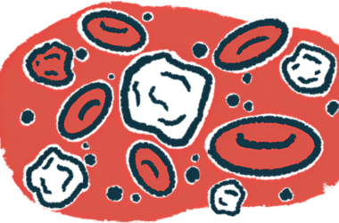 Illustration of white blood cells.
