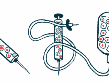 An illustration shows equipment used in stem cell therapy.