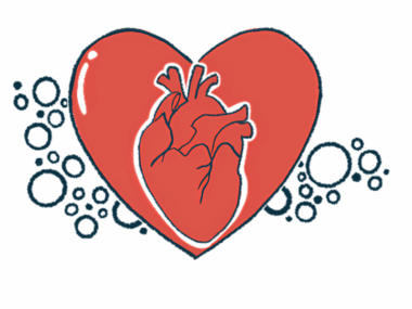 A realistic illustration of a heart is shown inside a Valentine-style heart.