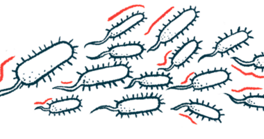 An illustration shows bacteria.