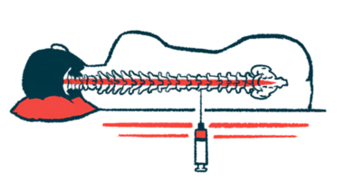An illustration shows a person receiving an intrathecal injection.
