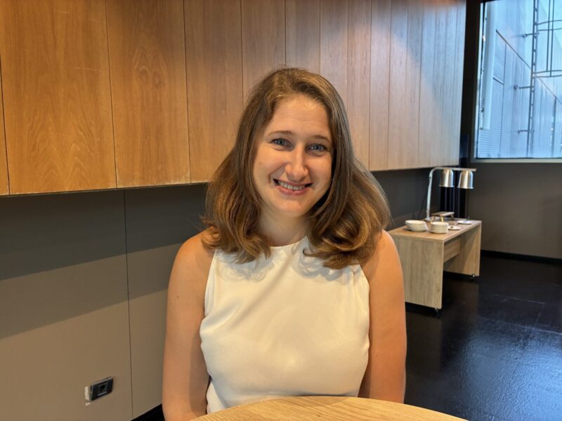 Jana Hlavacova, an MS advocate, is pictured at ECTRIMS 2025 in Barcelona, Spain.