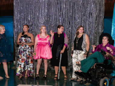 Models at 2024's MS Focus on Fashion pose for a picture.