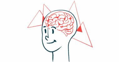 The human brain is pictured inside a person's head.