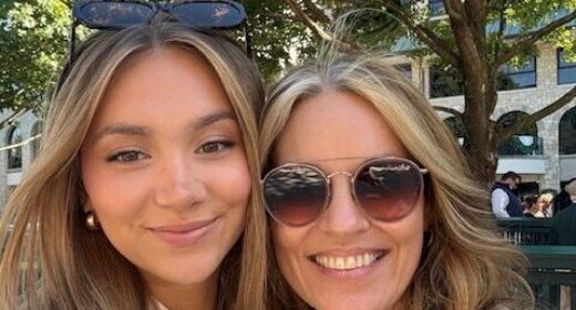 Denise Schnieders, right, poses for a photo with her daughter Hadley.