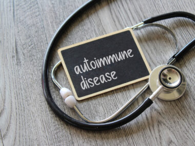 A small sign with the words 